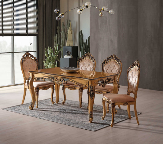 Madrid Dining Table With 6 Chairs (MR-301M)