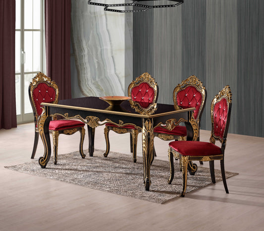 Madrid Dining Table With 6 Chairs (MR-408M)