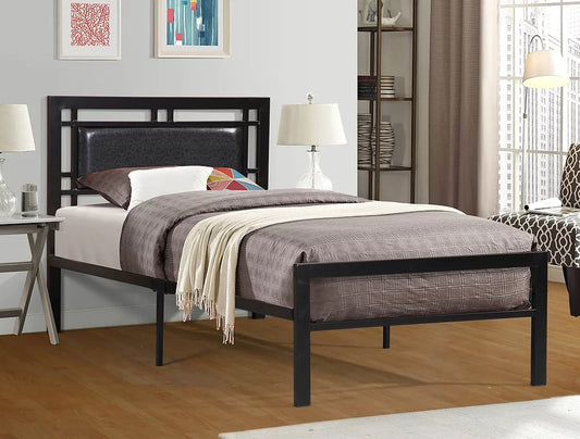 B5891 Black Twin Bed