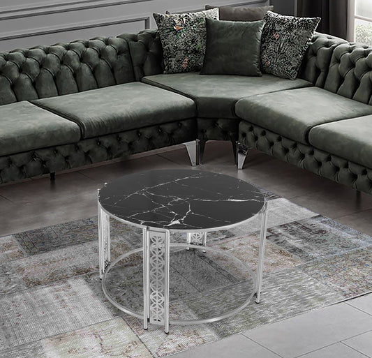Lazer Silver Coffee Table