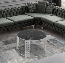 Load image into Gallery viewer, Lazer Silver Coffee Table
